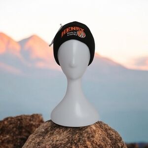 HENRY FIREARMS‎ STOCKING HAT W/ ORANGE HENRY LOGO THINSULATE PLATINUM INSULATION